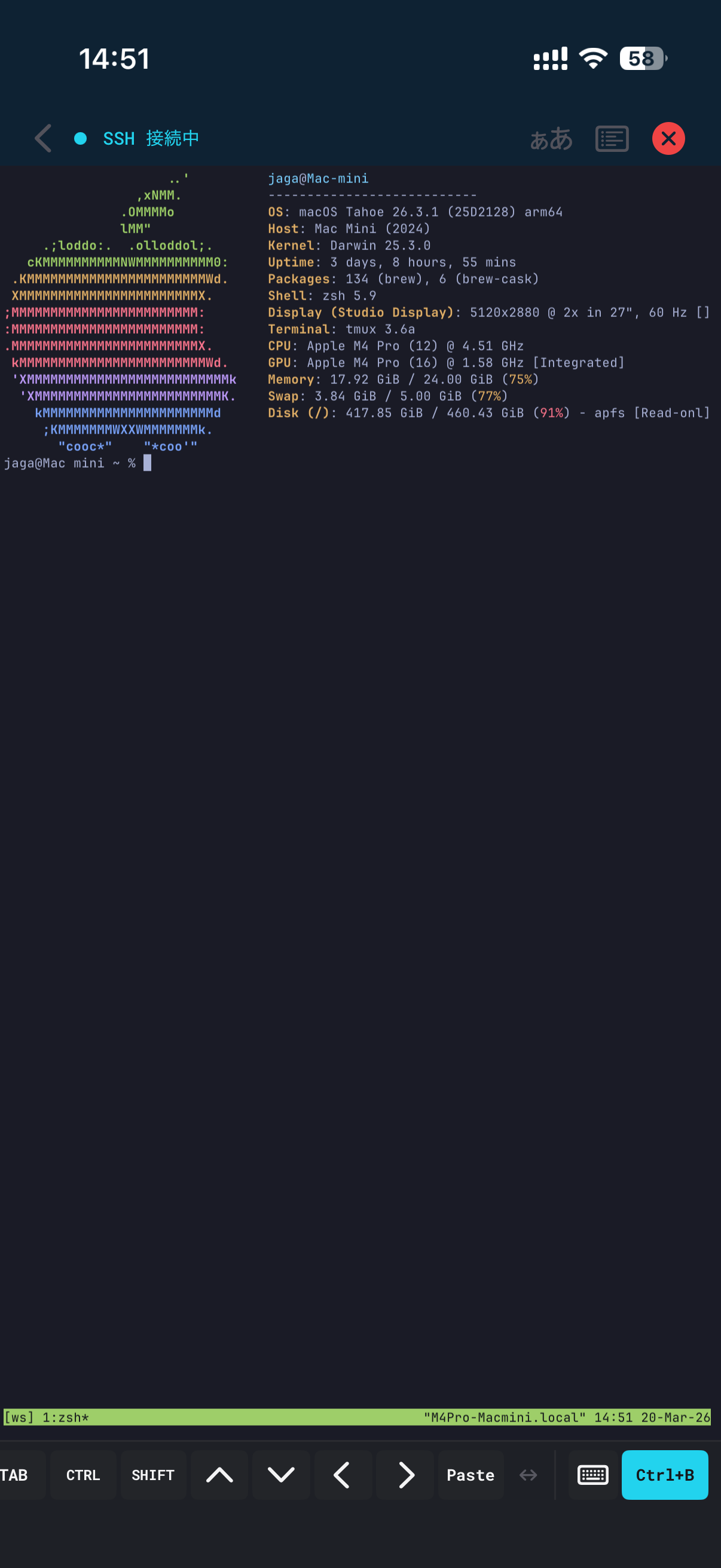 Keyboard-First Terminal