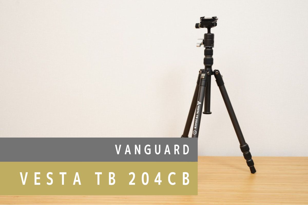 VANGUARD VESTA TB 204CBレビュー | コスパの高いカーボン製 トラベル用三脚見つけちゃいました！