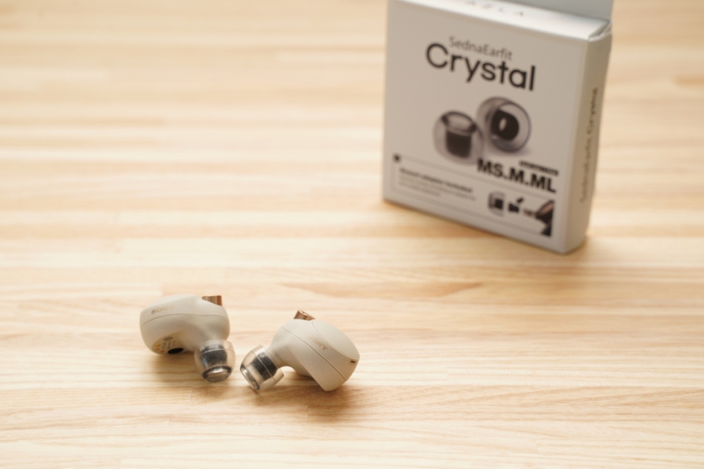 AZLA SednaEarfit CrystalをWF-1000XM4に装着