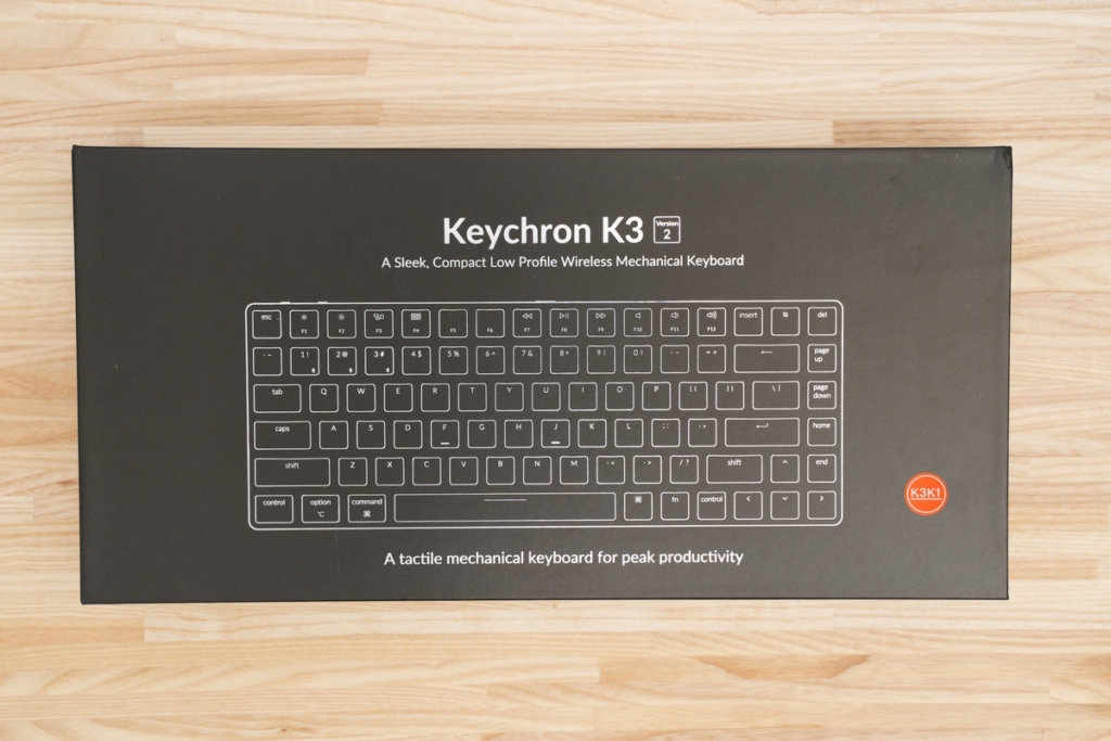 Keychron K3 Non-backlightの外箱