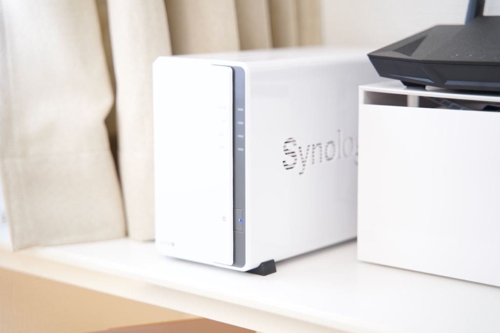 NASのSynology DS220jで端末のデータ容量節約