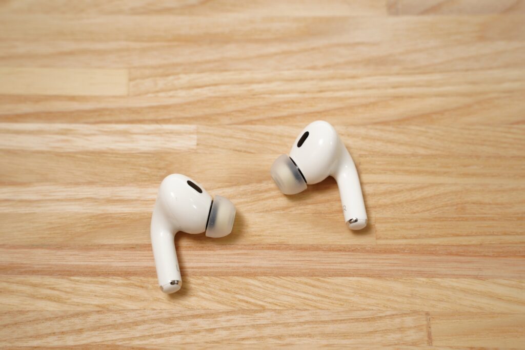 SednaEarfit MAXをAirPods Pro（第2世代）に取り付け完了した