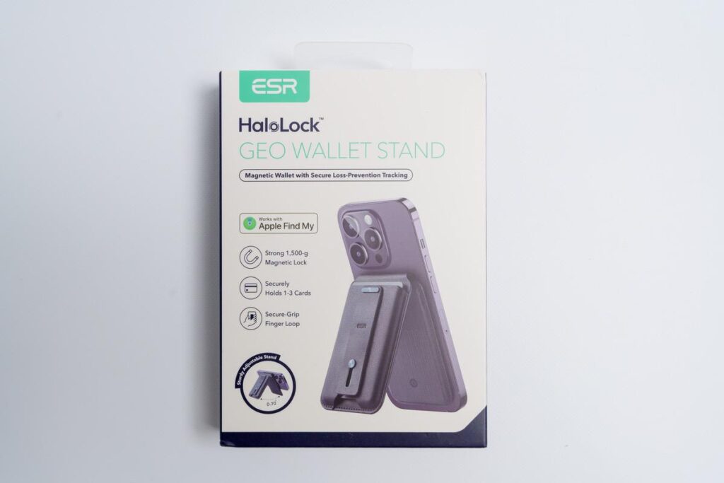 ESR HaloLock GEO WALLET STANDの外箱
