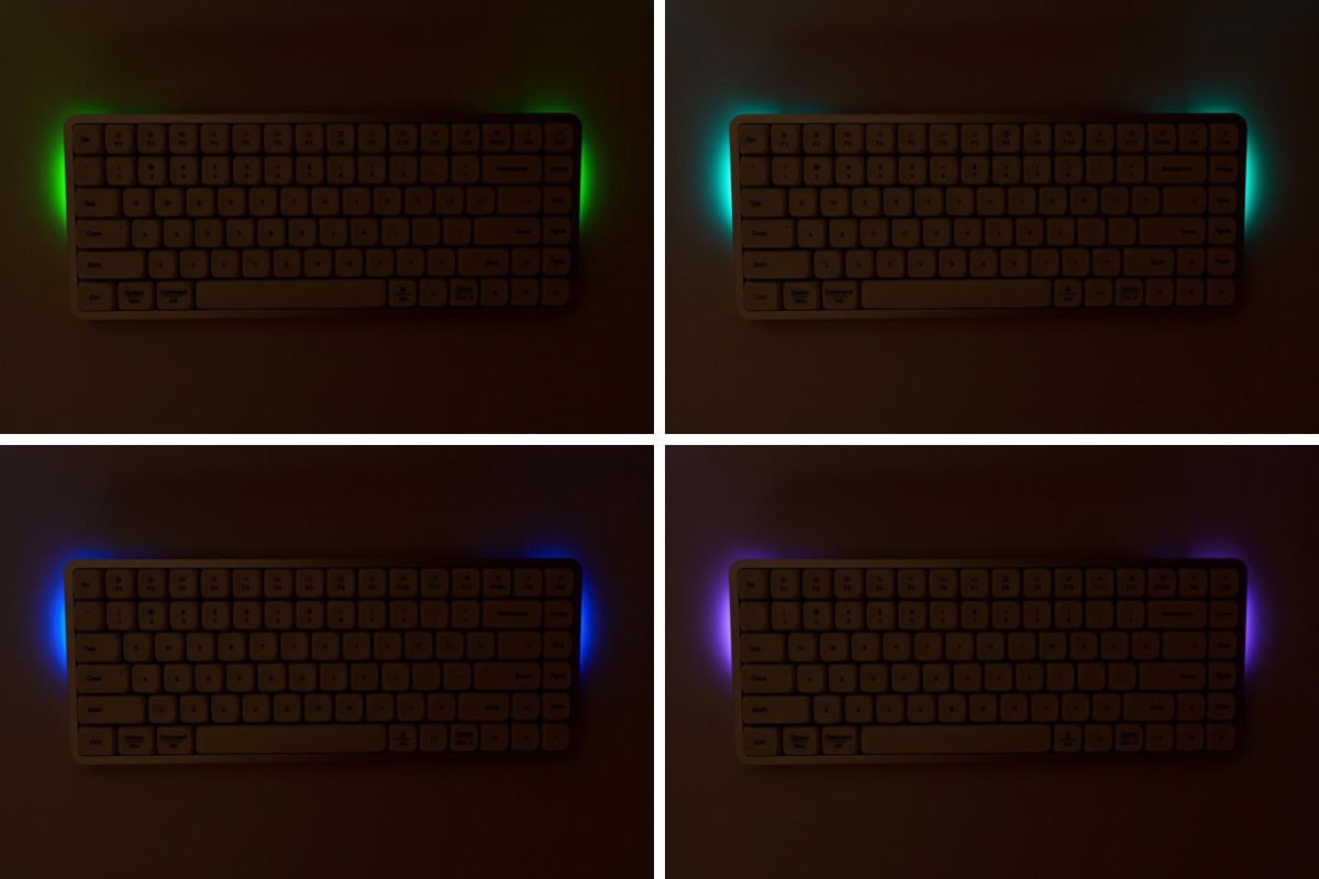 LOFREE FLOWのRGBライトは2パターンの点灯方法がある