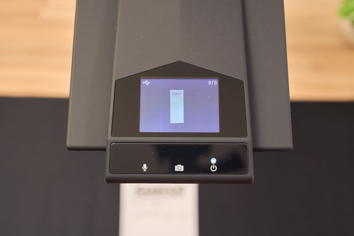 CZUR ET MAXの上部ディスプレイ