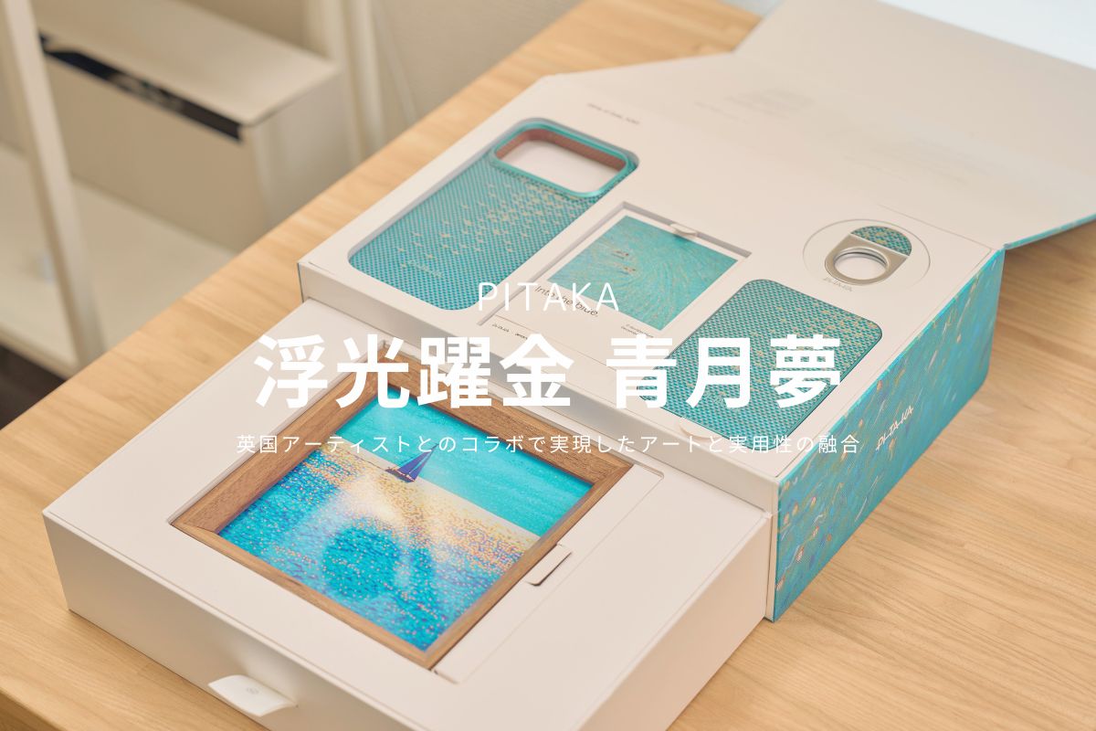 PITAKA 浮光躍金 青月夢 レビュー | 英国アーティストとのコラボで実現したアートと実用性の融合