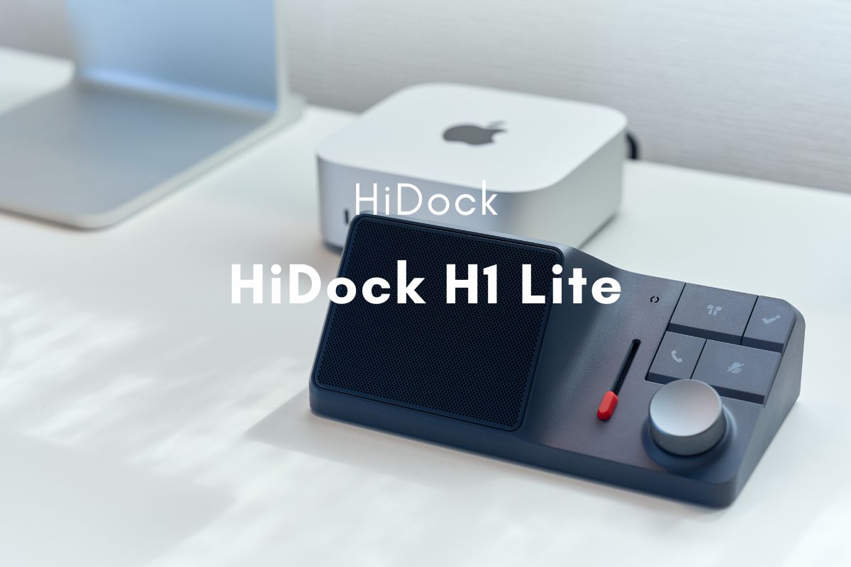 HiDock H1 Lite レビュー | Mac miniにマイクと高音質スピーカーをUSB-C 1本で足す相棒