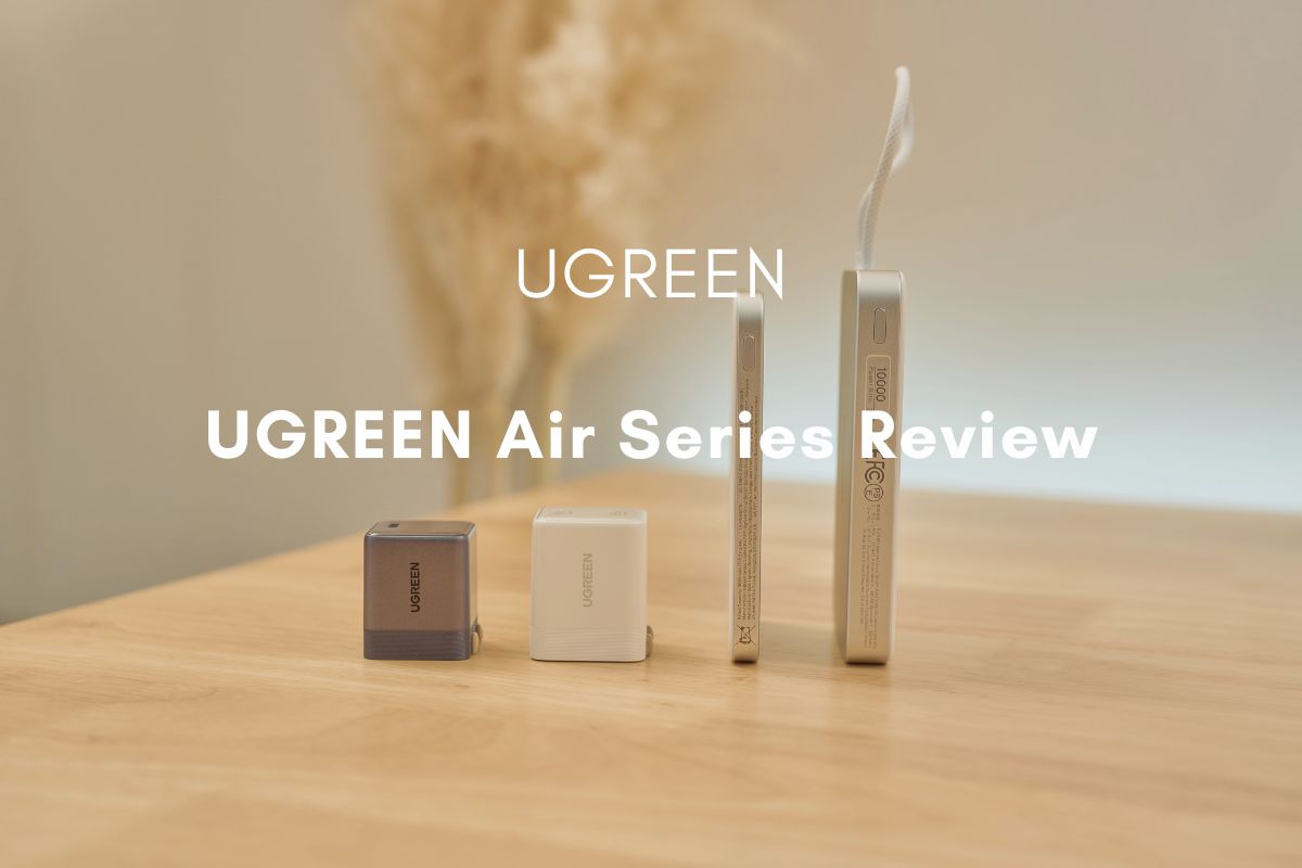 UGREEN Air シリーズ レビュー | 薄く軽く、持ち歩きが変わる充電器＆モバイルバッテリー4製品